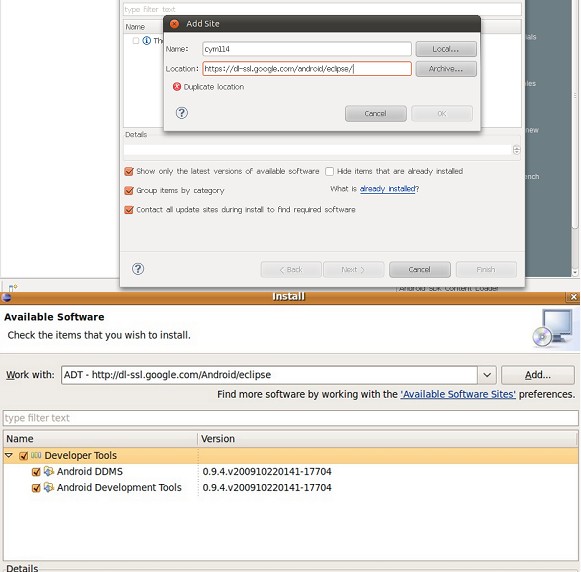 Ubuntu 10.10 64λAndroidEclipse & Android SDK