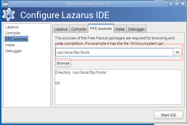 Raspberry Pi 2װ°FPCLazarus 1.5