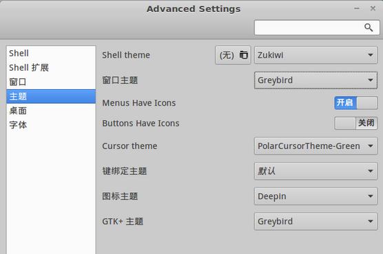 Greybird:֧Unity,Gnome ShellXFCE