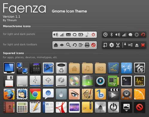 ֧Ubuntu 11.10ƯͼFaenza 1.1