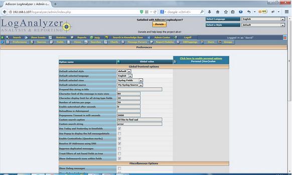 CentOS 6.5Rsyslog+LogAnalyzer+MySQL־