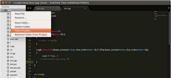 Ubuntu 14.04Sublime Text 3