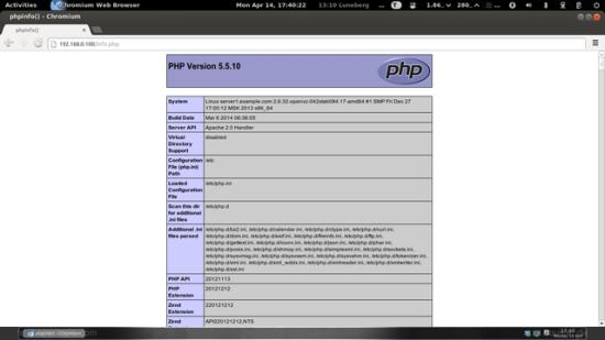 Fedora 20°װLAMPApache+MySQL+PHP