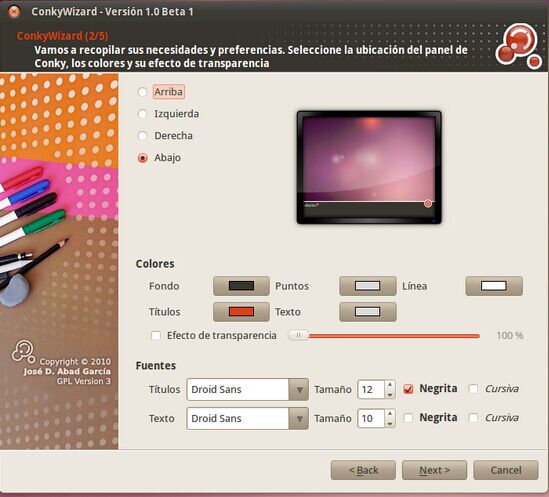 Ubuntu°װ򵥵ConkyùConkyWizard