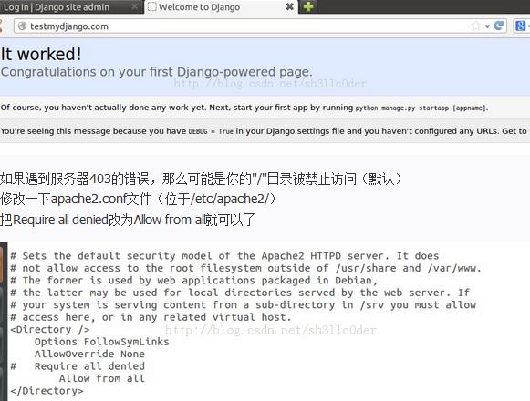 Ubuntu+Django+Apache÷