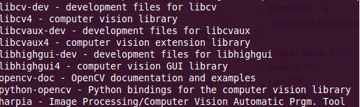 OpenCV in Ubuntu