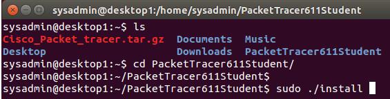 LinuxаװCisco Packet Tracer