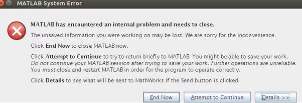 Ubuntu 15.04³MATLAB System Errorʱ취