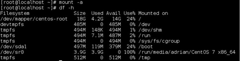 RHEL/CentOS 7.0ʹtmpfs