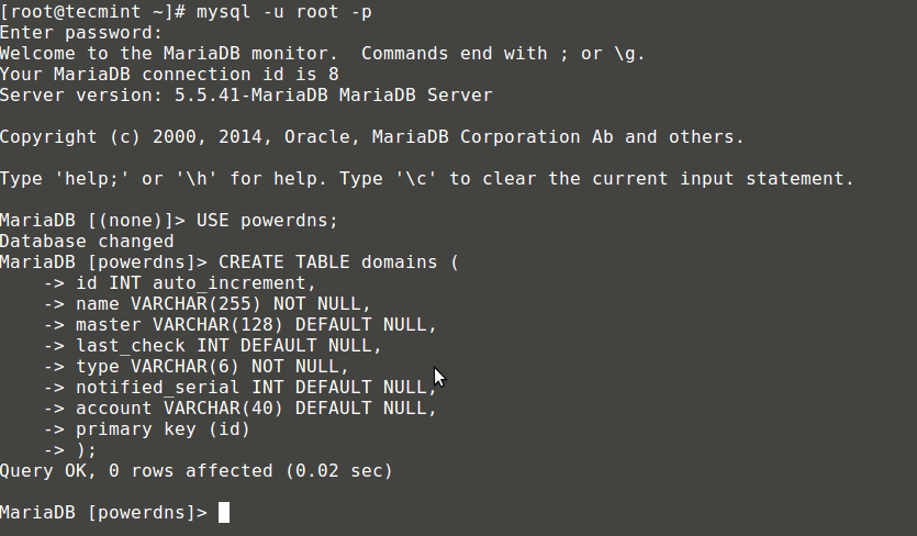 RHEL/CentOS 7аװPowerDNSPowerAdmin