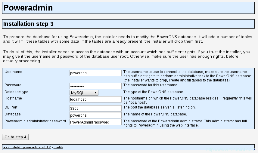 RHEL/CentOS 7аװPowerDNSPowerAdmin