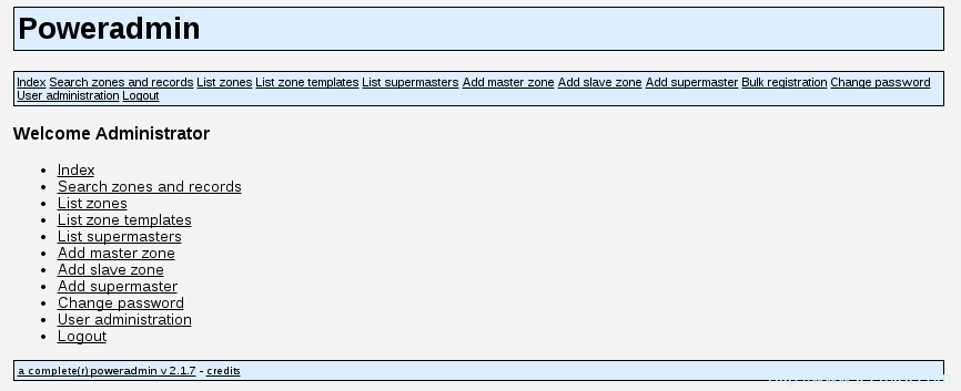 RHEL/CentOS 7аװPowerDNSPowerAdmin