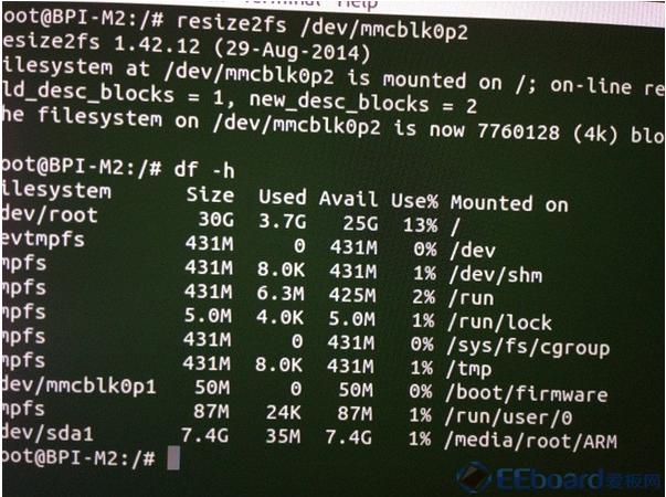 BPI-M2 Ubuntu15.04̵