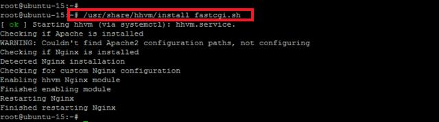 Ubuntu 15.04HHVM Nginx
