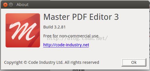 在Ubuntu 14.04 64bit上安装Master PDF Edito