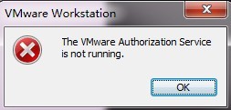 VMwareThe vmware authorization service is not running