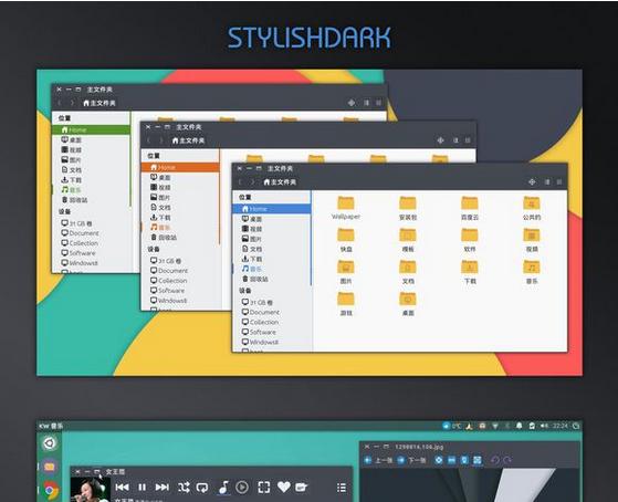 ubuntu15.10⡪stylishdark