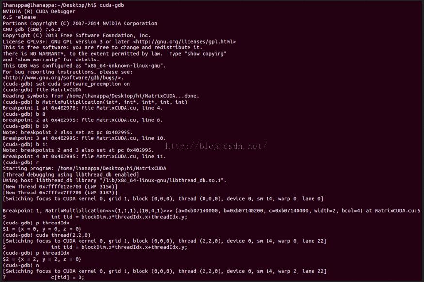 Ubuntu14.04ʹcuda-gdbе
