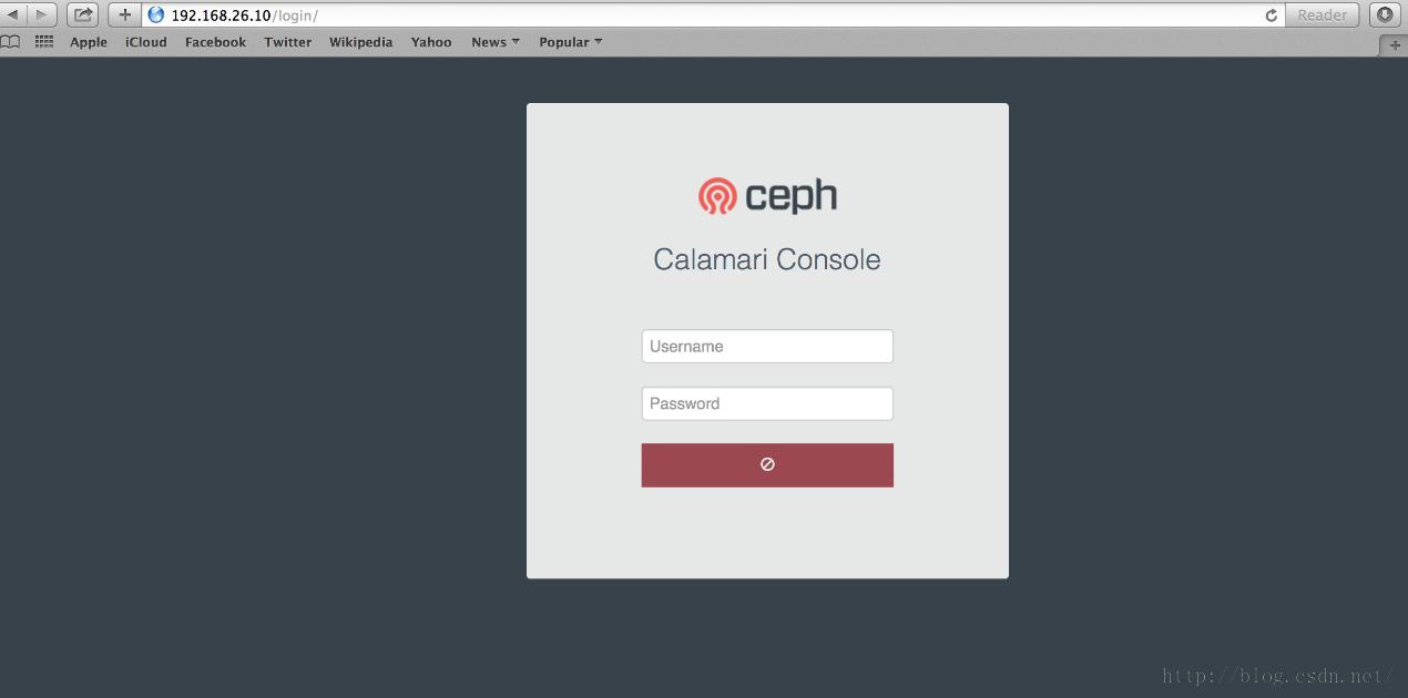 Ceph CalamariװUbuntu14.04