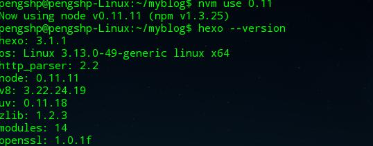 hexo쳣/usr/bin/env: node: ûǸļĿ¼