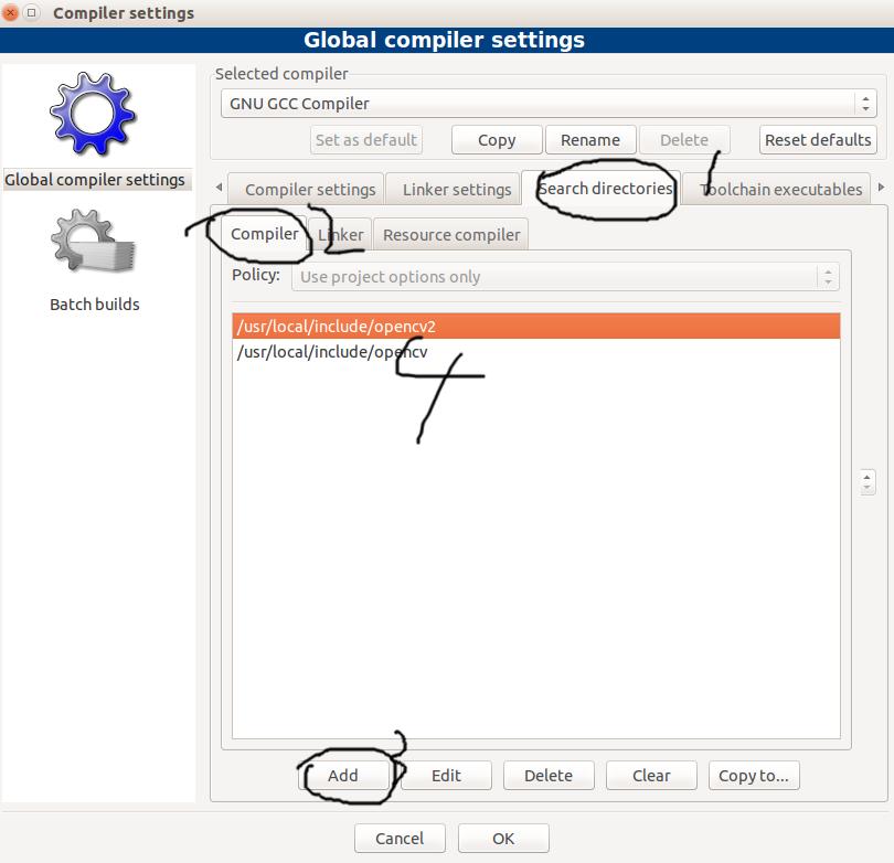 ubuntu15.10 opencv3.1װcodeblocks