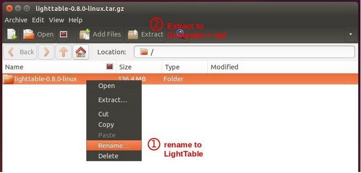 UbuntuаװLight Table 0.8