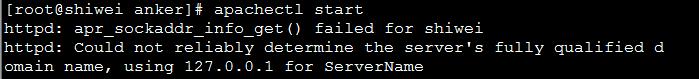 Centosapachehttpd:apr_sockaddr_info_get() failed for