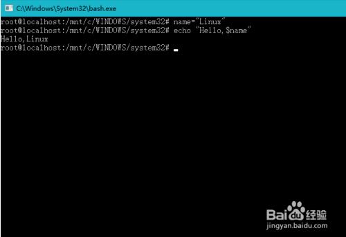 °Win10Linux Bash