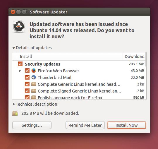 Ubuntu 14.04 LTSUbuntu 16.04 LTS