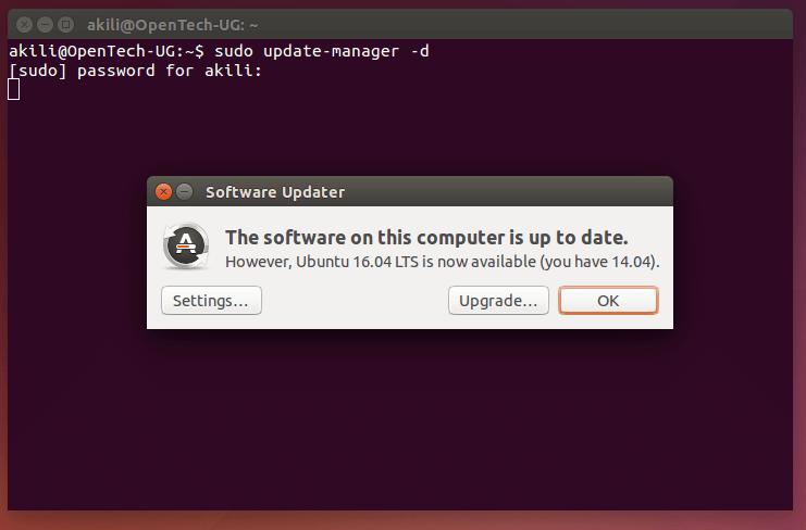 Ubuntu 14.04 LTSUbuntu 16.04 LTS