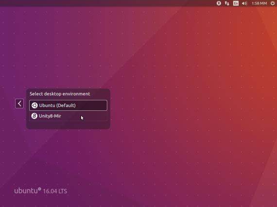 Ubuntu 16.04MirUnity 8