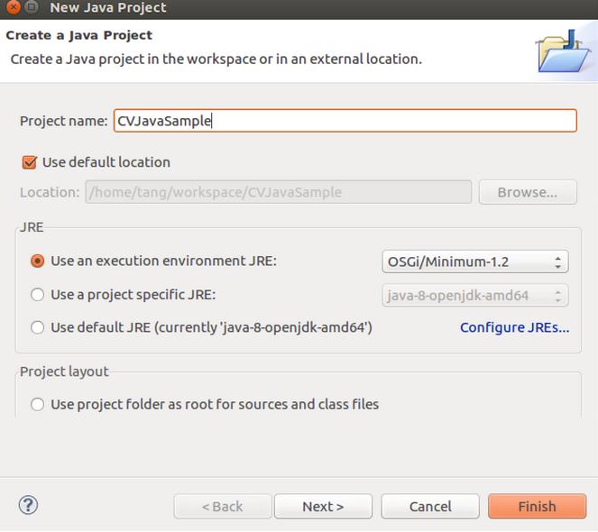 Ubuntu 16.04OpenCV 3.1.0 for Java