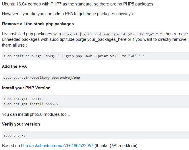 Ubuntu16.04 php5װʧܽ