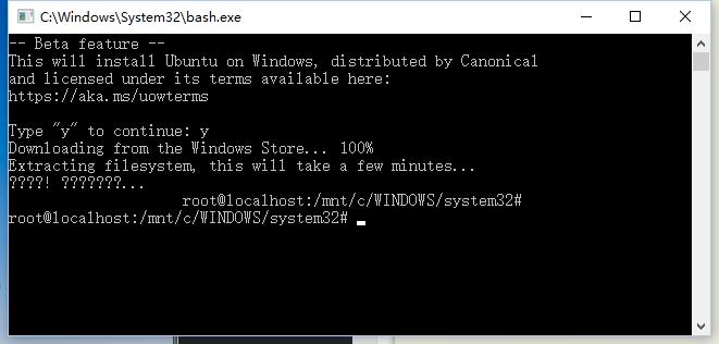 Ubuntu On Windows10ؼ