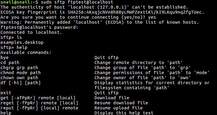 Ubuntu 16.04MySecureShellSFTP