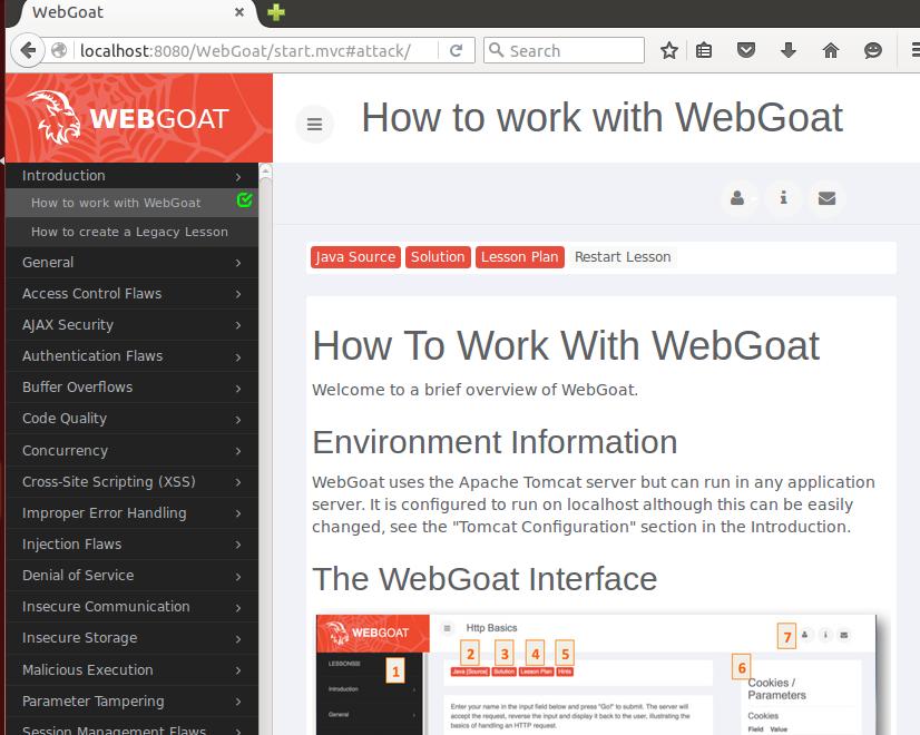 UbuntuϰװʹWebGoat