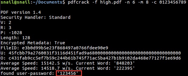 ʹpdfcrackƽPDF(Linux)