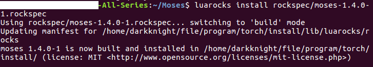 ubuntu16аװmoses