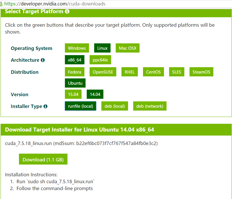 Ubuntu 14.04ϵͳװNvidia CUDA7.5Python Theano