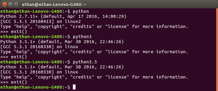 Ubuntu16.04´python