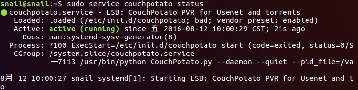 UbuntuװʹCouchPotato