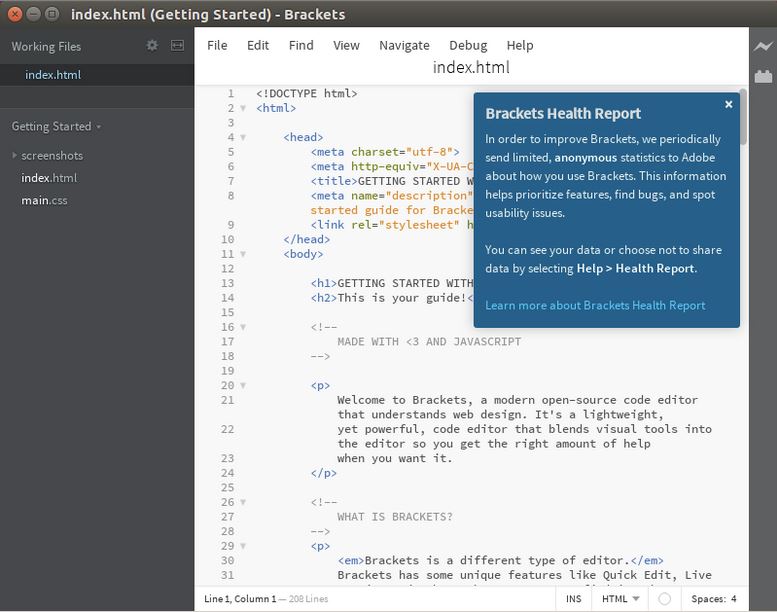 Ubuntu 16.04װBrackets