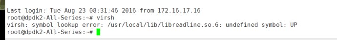 symbol lookup error: /usr/local/lib/libreadline.so.6: