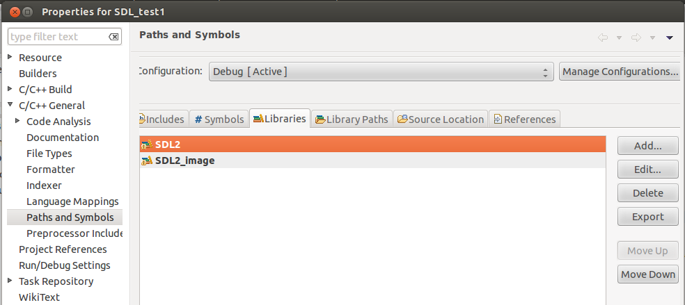 Ubuntu Eclipse SDL̵һ