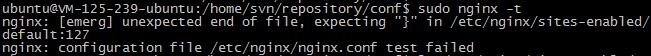 ubuntunginxʧܣʾ* Restarting nginx nginx [fail]