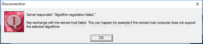 Ubuntu 16.04 Server respondedAlgorithm negotiation failed