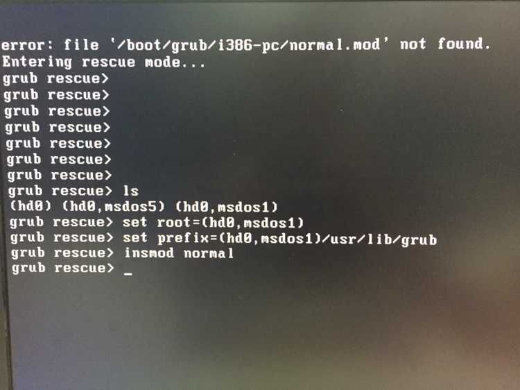 Debian Stable(Jessie 8.1)normal.mod not found