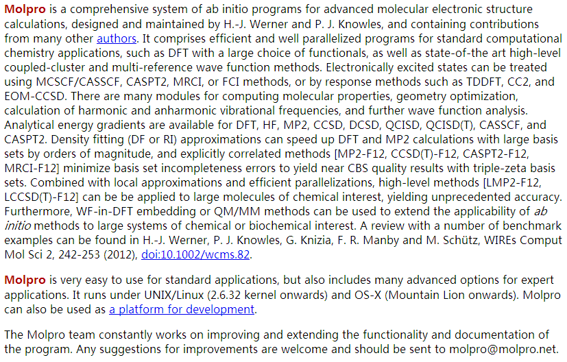 MOLPRO 2012 for linux x86_64ƽ