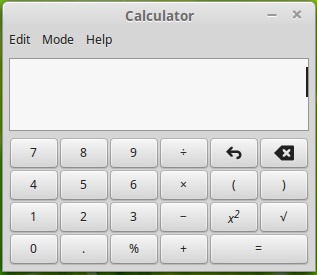 Linux MintӦCalculator