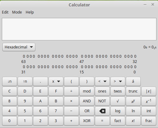 Linux MintӦCalculator